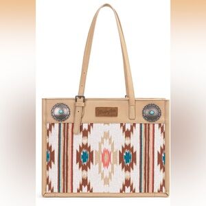 Wrangler Southwestern Aztec Tote Bag